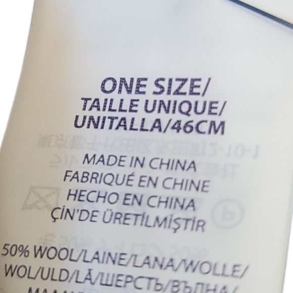 NWT Polo Ralph Lauren Beanie hat wool blend dark grey black large pony - Picture 4 of 4